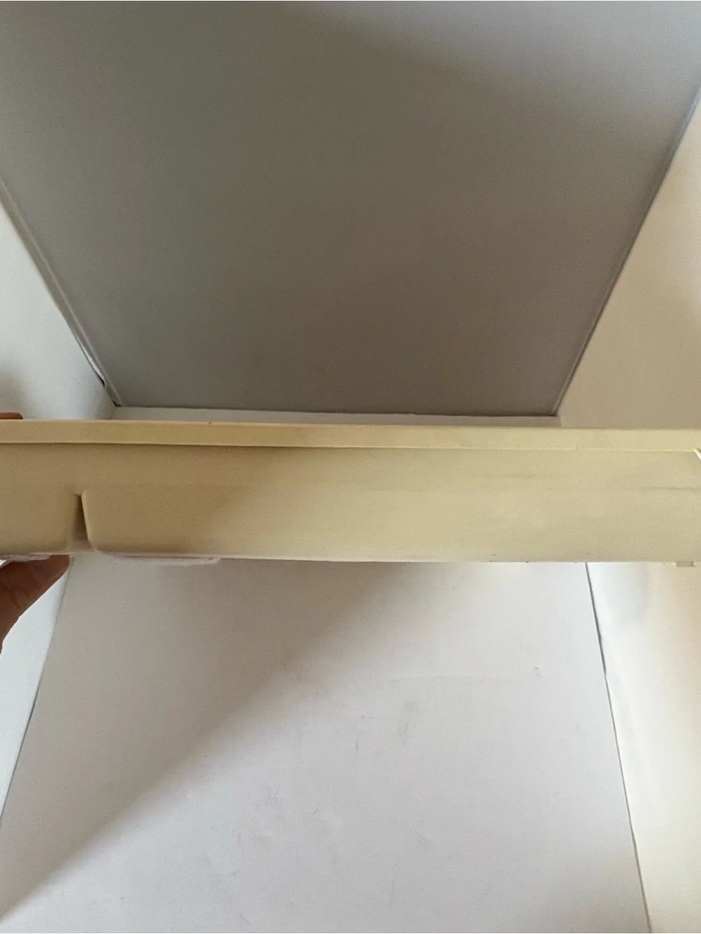 Vintage Silverware Flatware Drawer Organizer Tray Beige Floral Labeled 6 Section